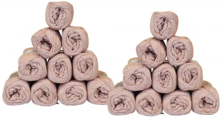 Mayflower Cotton 8/4 Garnpaket Unicolor 1489 Staubrosa - 20 Stk - Mayflower Cotton 8/4 Garnpaket Unicolor 1489 Staubrosa - 20 Stk