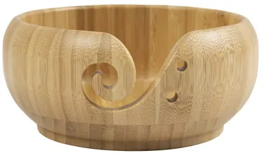 Garnschale, Ø 15 cm, H: 7,5 cm, Bambus, 1 Stk.