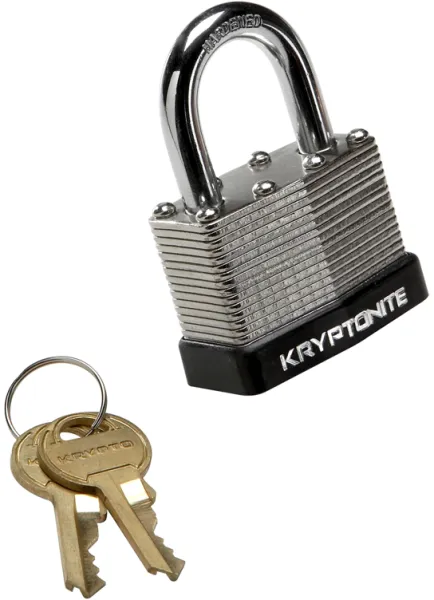 Kryptonite Vorhängeschloss - Vorhängeschloss mit Schlüssel - Gehärteter Stahl - 44mm