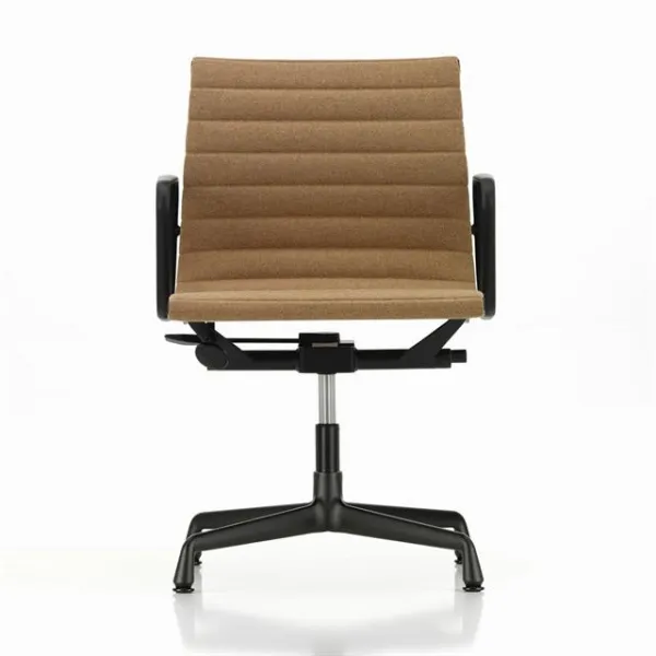 Vitra Aluminium EA 132 Bürostuhl mit Drehfunktion & Armlehnen Papyrus