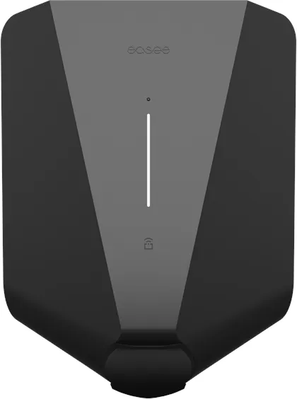 Easee LITE Ladestation 11 kW mit kWh-Messer, Typ 2, WiFi und 4G, Schwarz