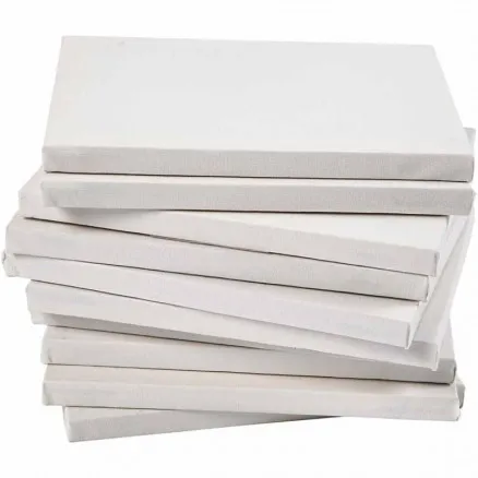 Leinwand, weiß, Tiefe 1,6 cm, A3, Größe 29,7x42 cm, 280 g, 40 Stk.