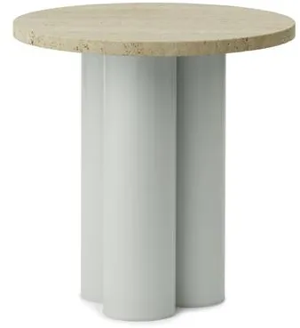 Normann Copenhagen Dit Beistelltisch Hellgrün/Travertin Hell