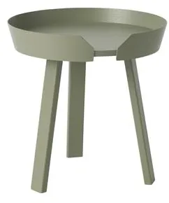 Muuto Around Tisch Staubgrün Klein