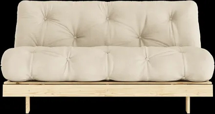 Karup Design Roots Schlafsofa m. Matratze 160x200 747 Beige/Kiefer